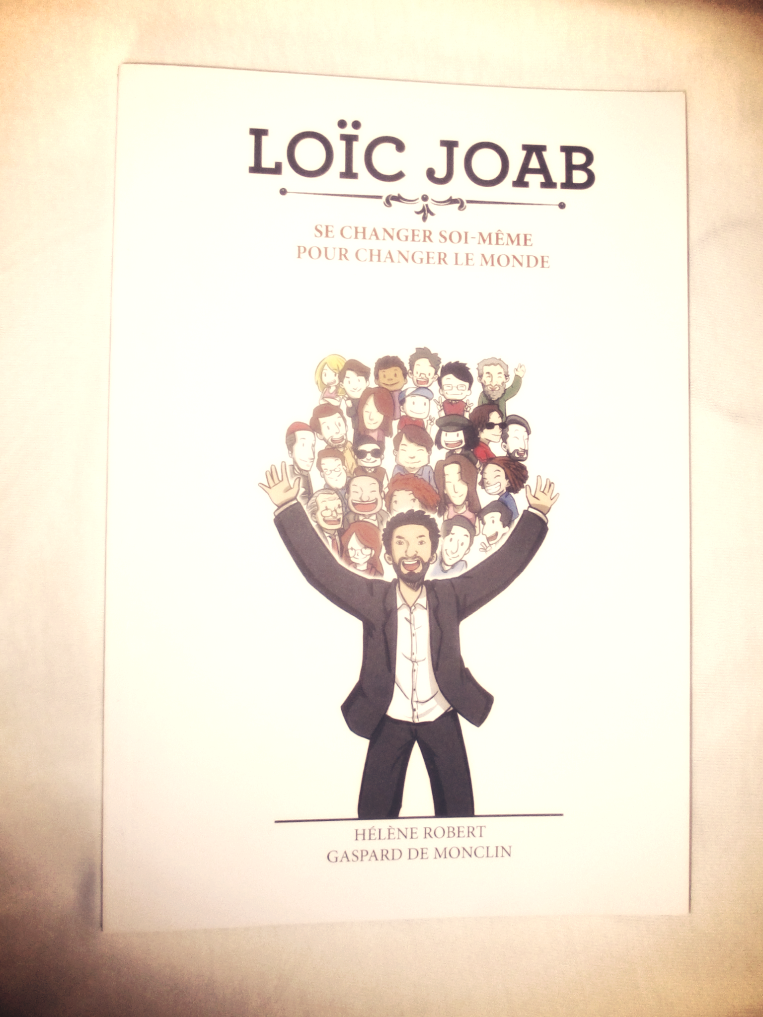 Page de garde de la biographie sur Loïc Joab