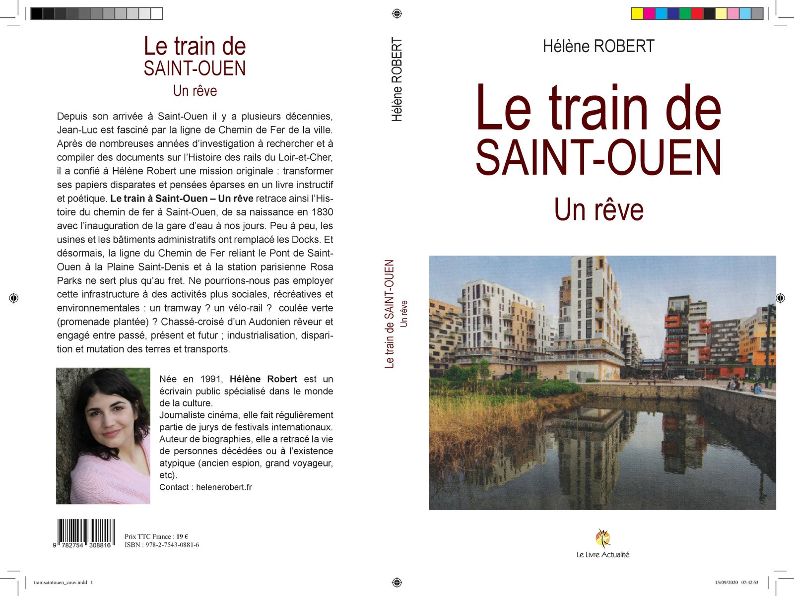 Le train à Saint-Ouen un rêve livre auteur Hélène Robert Jean-Luc Fortier